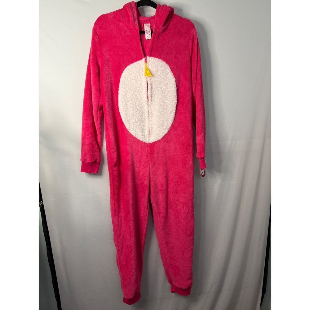 So‎ Intimates Women's Mouse One Piece Pajama Costume Sleepwear Loungewear Size L
